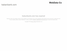 Tablet Screenshot of kabanbank.com